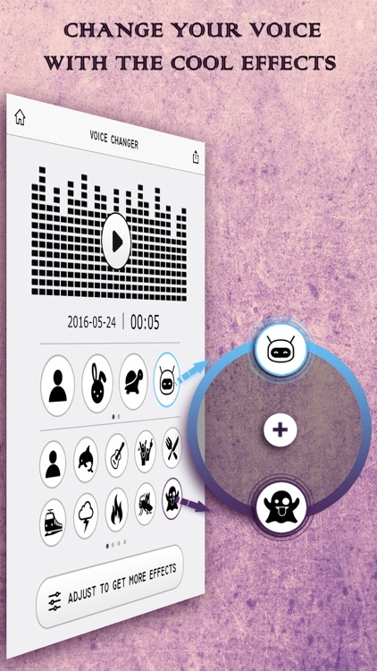 Rap Voice Change.r - Audio Record.er & Phone Calls Play.er with Robot Machine Soundboard
