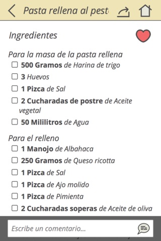 Recetas de Pasta y Pizza screenshot 3