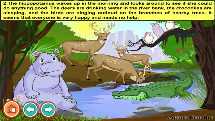 A good hippopotamus (story and games for kids)