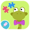 Math Tales Puzzle - The Jungle: Puzzles and stickers for kids