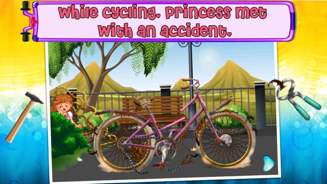 Princess Bicycle Fix it & Decoration Games For Girls(圖1)-速報App