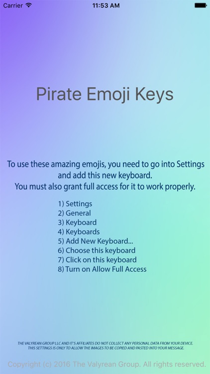 Pirate Emoji Keyboard