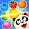 Icon Panda Juice - matching 3 fruit land puzzle adventure