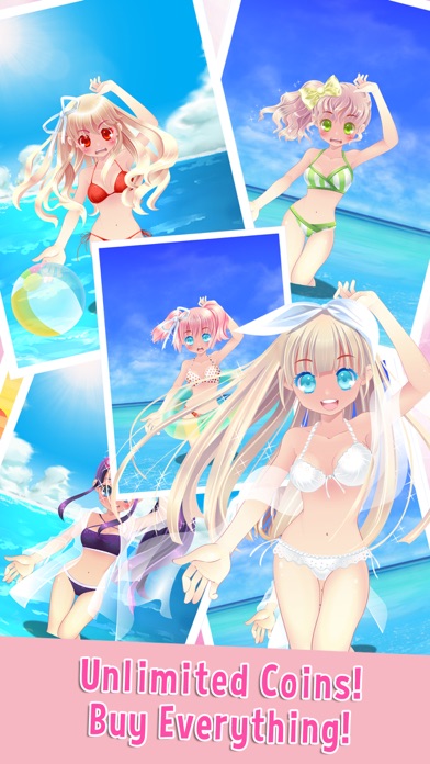 BIKINI GIRL - BEACH DRESS UP, CUTE ANIME GAME 1.10 IOS GAME GIẢI TRÍ BIKINI GIRL - BEACH DRESS UP, CUTE ANIME GAME 1.10 IOS