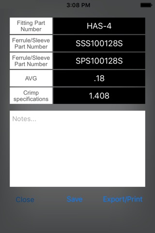 Campbell Fittings Crimp Tool screenshot 3