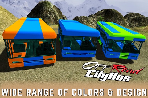 City Off Road Bus Simulator 3D screenshot 4