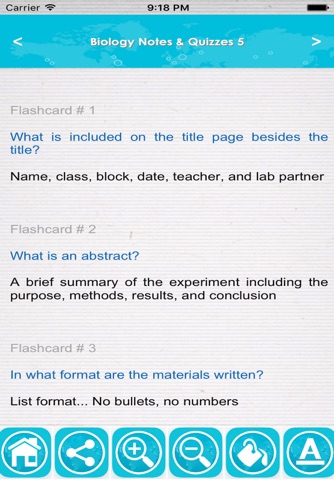 Biology Exam Review : 3200 Quiz & Study Notes screenshot 3