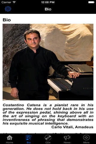 Costantino Catena, pianist screenshot 3