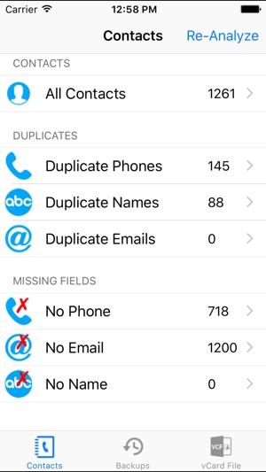 Contacts Cleanup 360 - Contacts Smart Fi