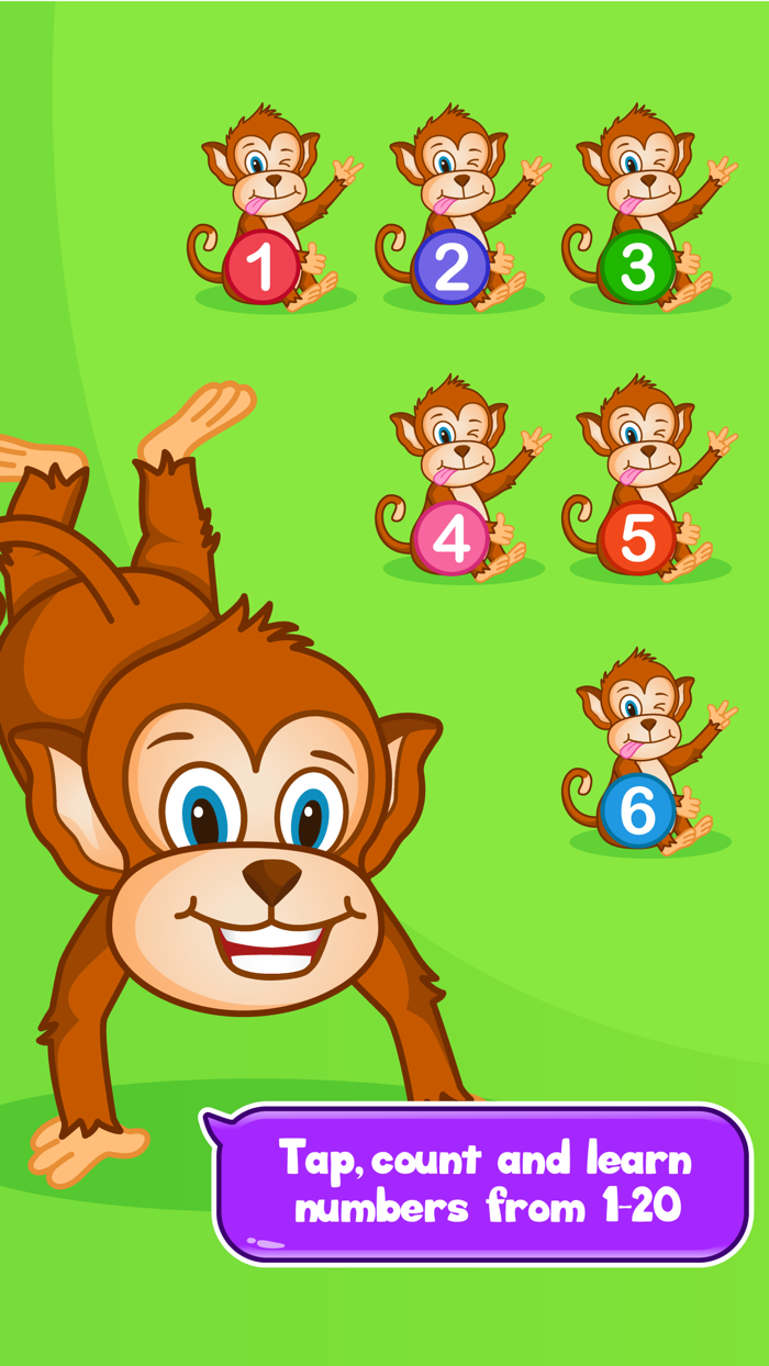 Monkey Preschool - Learn Numbers and Counting