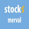 Stocks Merval Index, Buenos Aires Stock Exchange and portfolio