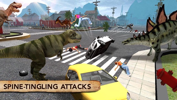 Dinosaur Simulator Trex Destruction Jurassic Forest & City Hungry Dino Carnageのおすすめ画像4