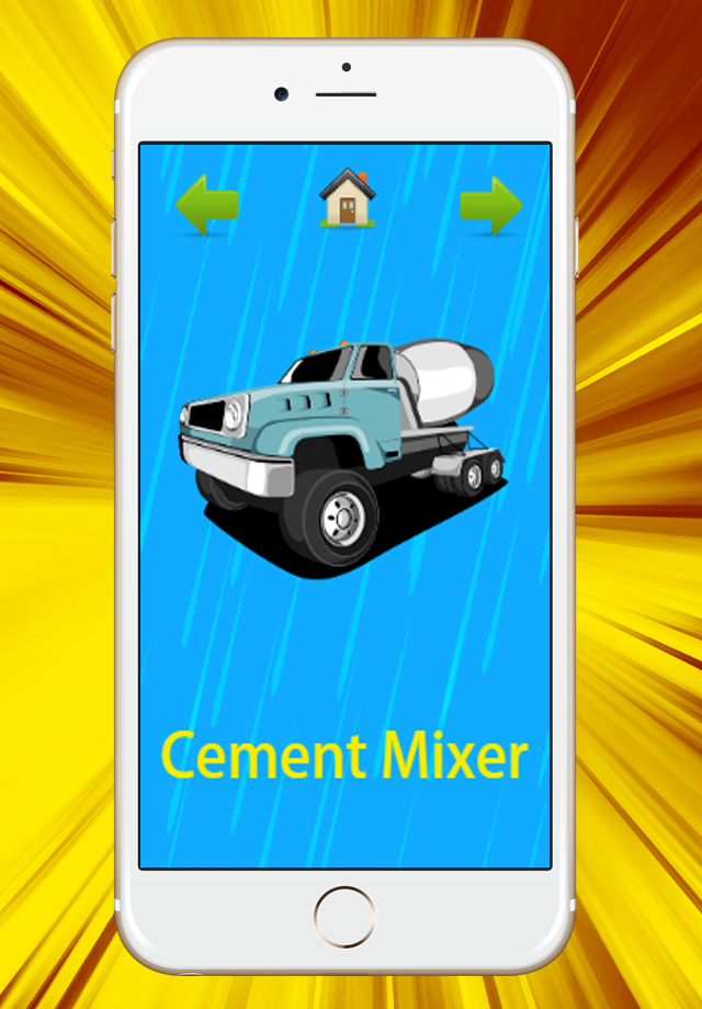 Construction Trucks And Cars Alphabet Learning Games For Toddler