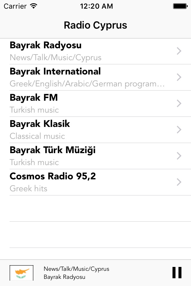 Radio Cyprus Live FREE (e radio - eradio) screenshot 4