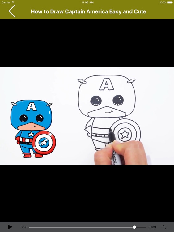 How to Draw Super Heroes Cute and Easy for iPad