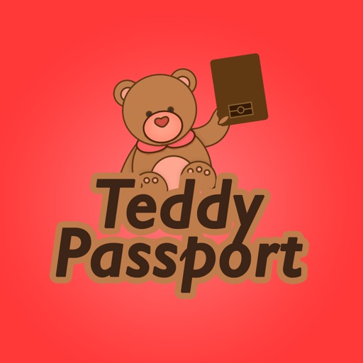 travel teddy bear with passport