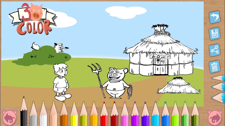 Your story with the Three Little Pigs – Interactive tales for kids