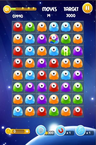 A Jelly Monsters Match Game screenshot 2