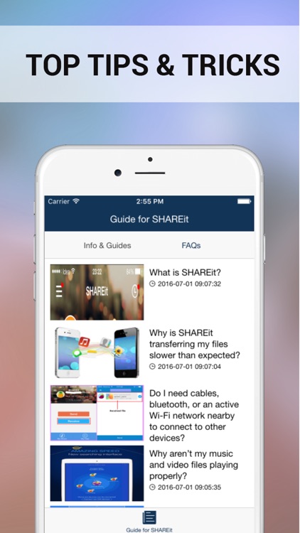 Guide for SHAREit - Connect & Transfer