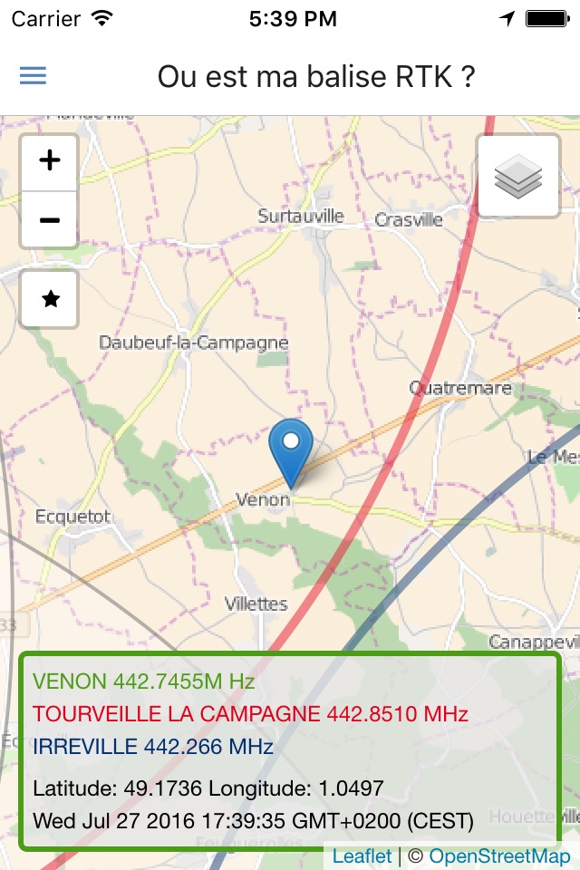 Où est ma Balise RTK ? screenshot 2