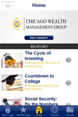 Chicago Wealth Management Group screenshot 2