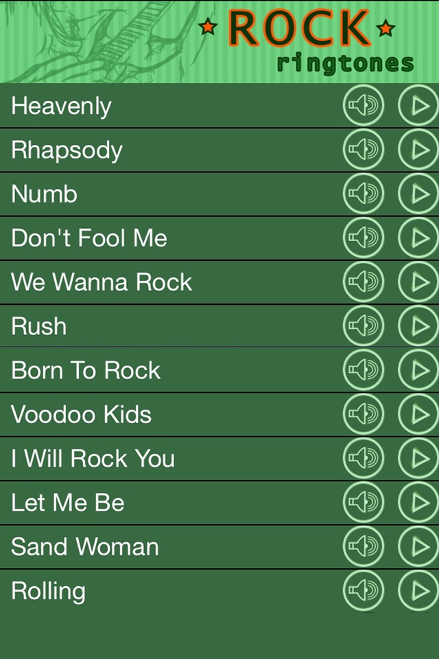 Rock Ringtones For iPhone Free Tones and Sounds screenshot 2