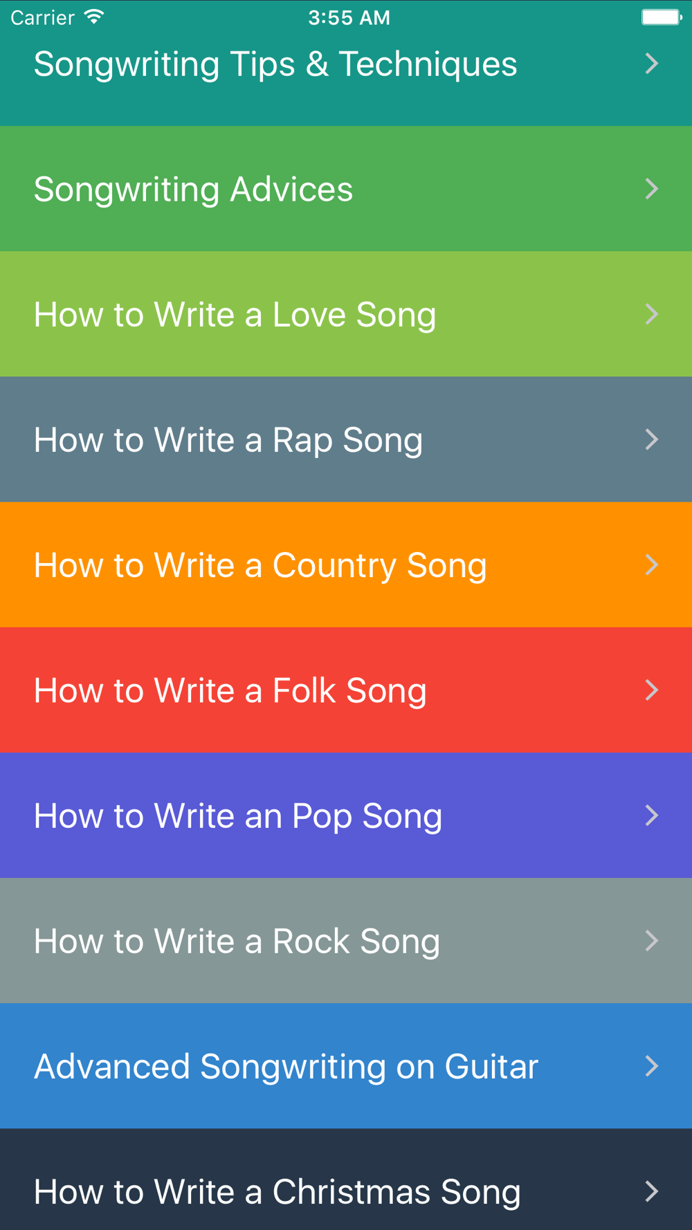 How To Write A Song - Songwriting For Songwriter Free Download App