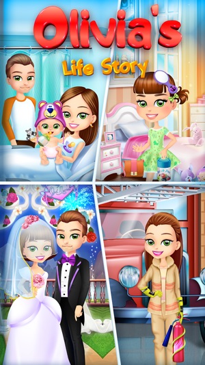 Olivia Grows Up - Baby & Family Life Salon Games for Girls(圖1)-速報App