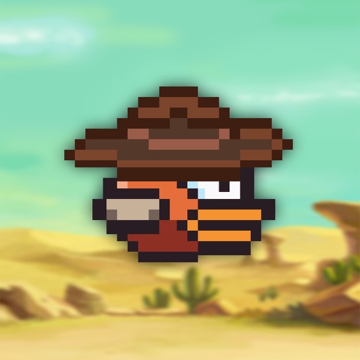 Flying Bird Desert Game Icon