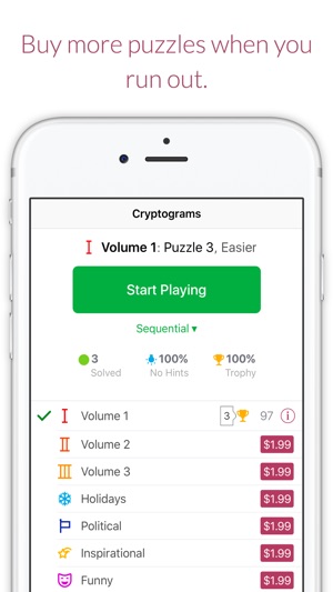 Cryptogram Word Puzzles(圖4)-速報App