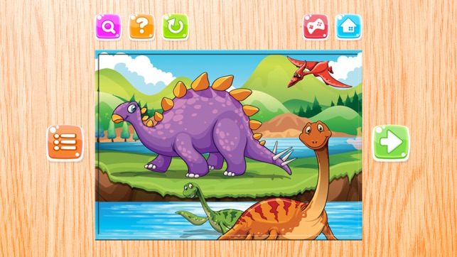 Dinosaur Puzzle Games miễn phí - Dino Jigsaw Puzzles for Kids uống và mầm non Learning Games