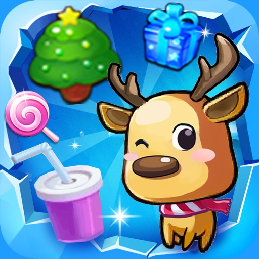 Candy Snow Cookie-Match 3 puzzle crush jelly game Icon