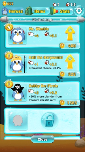 Penguin&Fish Clicker Adventure