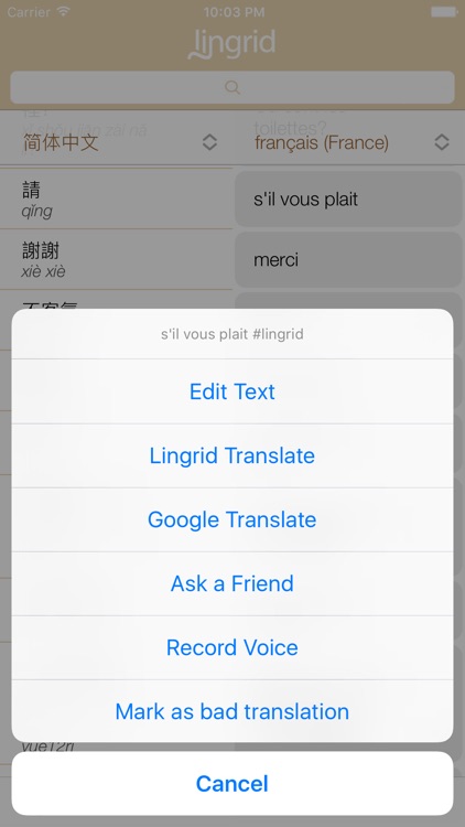 Lingrid - Language Cloud - Translate & Learn Lingo screenshot-3