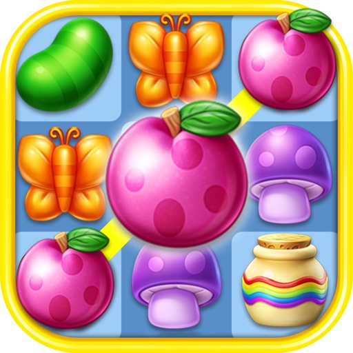 Candy Fruit Link - Match 3 Free Game Icon