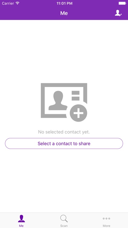 Qntact - Share contacts via QR codes