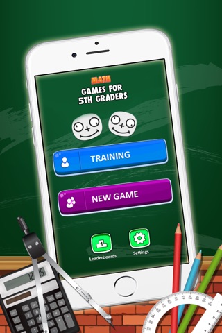 The Unbeatable Math Games for 5th graders a IQ Test screenshot 2