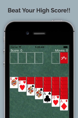 Tripeak Pyramid Solitaire Safari Castle Pro screenshot 3