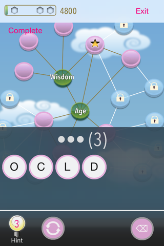 Side Word Adventure - Word association game screenshot 2