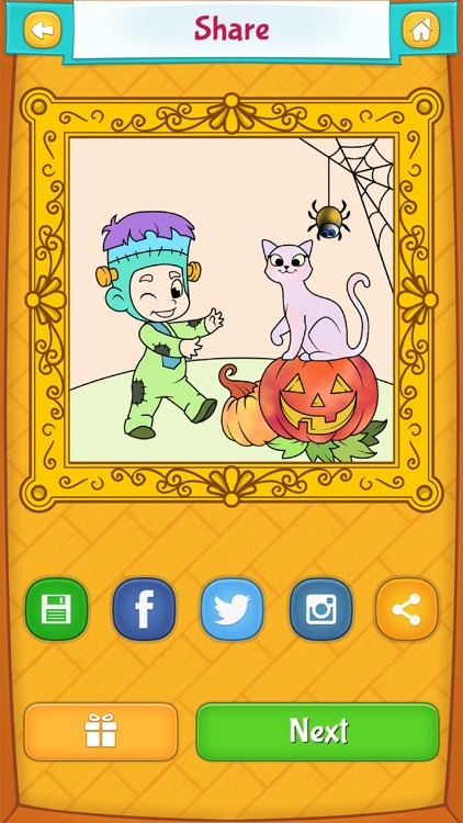 Halloween Coloring Sheets screenshot-3