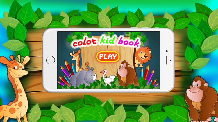 coloring book(Animals) : Coloring Pages & Fun Educational Learning Games For Kids Free!