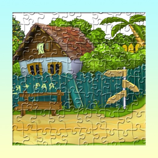 Colorful Jigsaw Photo World Puzzle Game for Kids Icon