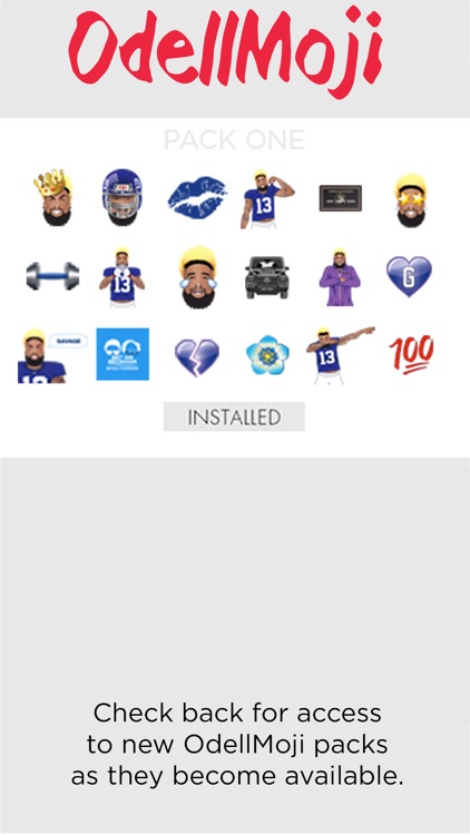 OdellMoji by Odell Beckham Jr.