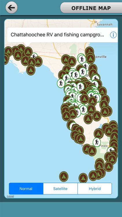 Florida - Campgrounds & Hiking Trails