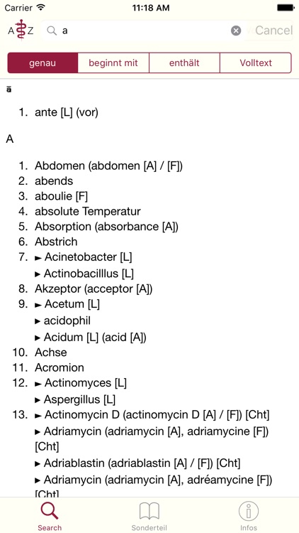 Medizinische Abkürzungen - über 200.000 Abkürzungen