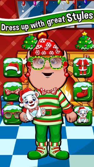 Christmas Salon Spa & Hair Makeover Games for Kids(圖4)-速報App