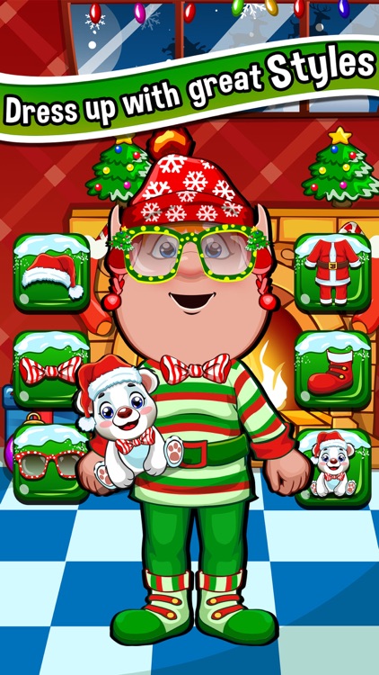 Christmas Salon Spa & Hair Makeover Games for Kids screenshot-3