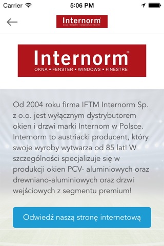 IFTM Internorm EURO 2016 screenshot 2
