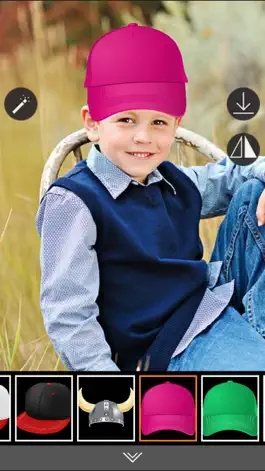 Game screenshot Boy Hat Photo Booth - Photo editor apk