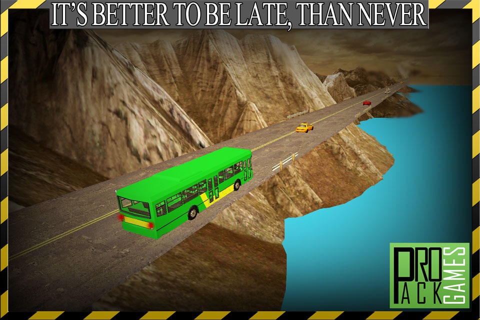Dangerous Mountain & Passenger Bus Driving Simulator cockpit view – Transport riders safely to the parking screenshot 2